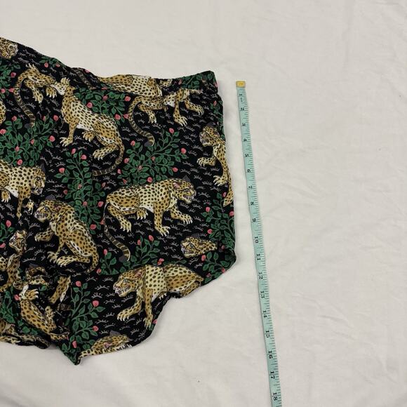 PrintFresh Medium Eco Satin Sweet Dreams Shorts Bagheera Ink Black PJ Shorts - Picture 6 of 8